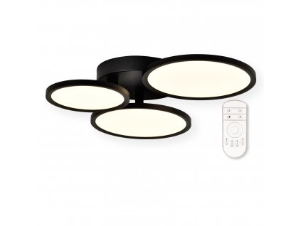 Stropní designové LED světlo MERKUR C RC, 50W, dálkové ovládání, kulaté, bílé