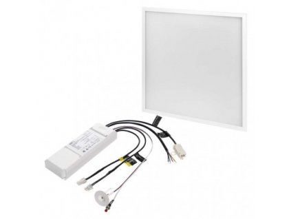 Zápustný LED panel PROFI, 40W, denní bílá, UGR, 60×60cm, čtverec, Emergency