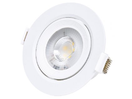 Zápustné bodové LED osvětlení BARI, 5W, 500lm, neutrální bílá / denní světlo, kulaté