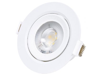 Zápustné bodové LED osvětlení BARI, 5W, 500lm, teplá bílá, kulaté