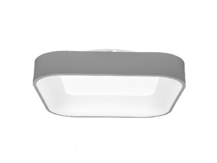 Stropní LED osvětlení NEST, 40W, teplá bílá-studená bílá, hranaté, 45x45cm, šedé