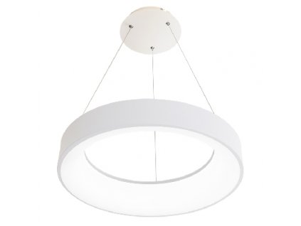 Závěsné LED osvětlení NEST, 40W, teplá bílá-studená bílá, kulaté, bílé