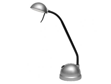 LED stolní lampa SPEKTRA, 8W, 630lm, 4000K, stříbrná