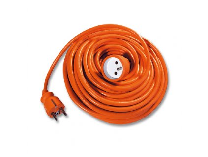 Prodlužovací kabel, 40m oranžový 3x1,5mm