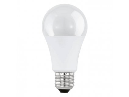 LED žárovka E27 se senzorem, A60, 9W, 830lm, 2700K, teplá bílá