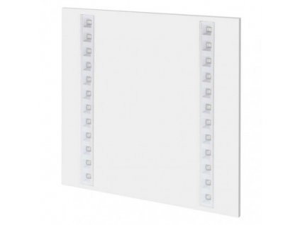 LED panel TROFFER 600x600mm, čtvercový, vestavný, bílý, 27W, neutrální bílá, URG