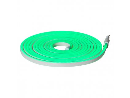 Venkovní LED pásek FLATNEONLED, 480x0,2W, zelené světlo, 5m, IP44