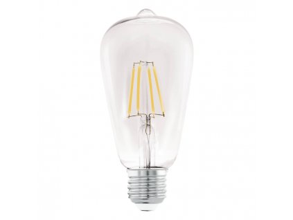 Filamentová LED žárovka, E27, ST64, 7W, 806lm, 2700K, teplá bílá