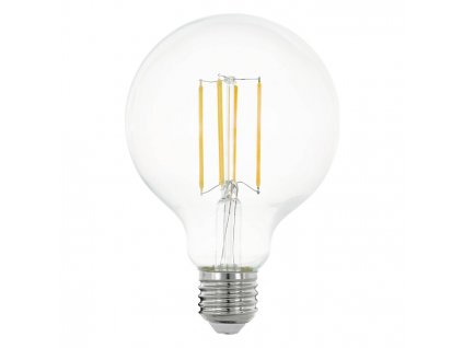 Filamentová LED žárovka, E27, G95, 8W, 1055lm, 2700K, teplá bílá