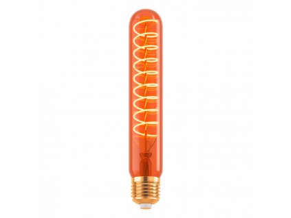 Filamentová LED žárovka E27, T30, 4W, 30lm, 1600K, teplá bílá, měděná