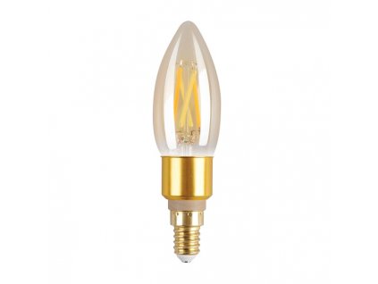 Filamentová chytrá stmívatelná žárovka E14, 5,5W, 450lm, teplá bílá-studená bílá