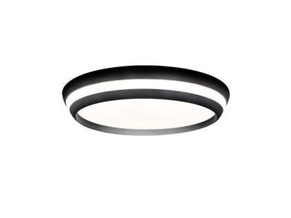 Chytré stropní LED osvětlení CEPA s RGB funkcí, 40W, teplá bílá-studená bílá, 45cm, kulaté, černé