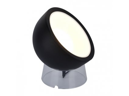 Stolní chytrá LED lampa GLOBE s bluetooth a RGB funkcí, 9,5W, kulatá, černá