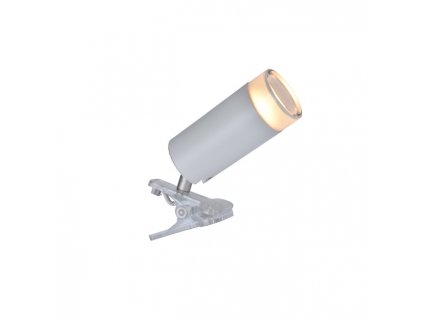 Flexibilní stmívatelná LED chytrá lampa KLIPA s klipem a RGB funkcí, GU10, 4,7W, šedá