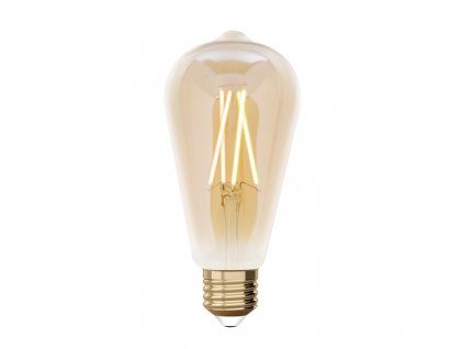 Filamentová chytrá stmívatelná žárovka E27, ST64, 7,5W, 750lm, teplá bílá-studená bílá