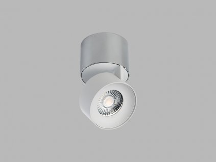 Bodové flexibilní stropní LED osvětlení KLIP, 11W, teplá bílá, kulaté, chromovaná/bílá