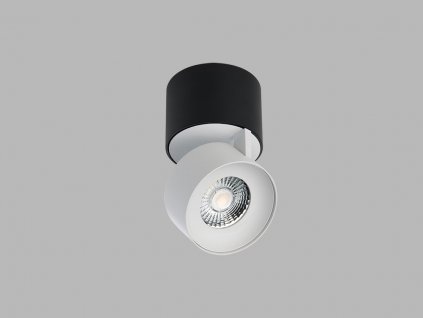 Bodové flexibilní stropní LED osvětlení KLIP, 11W, teplá bílá, kulaté, bílá/černá