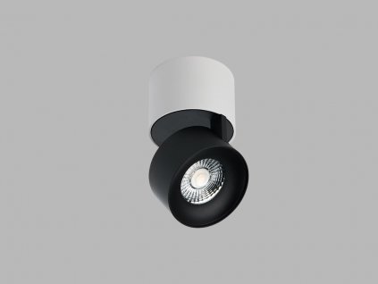 Bodové flexibilní stropní LED osvětlení KLIP, 11W, teplá bílá, kulaté, černobílé