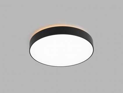 Přisazené stropní LED osvětlení RINGO, 42+5W, teplá bílá, kulaté, černé