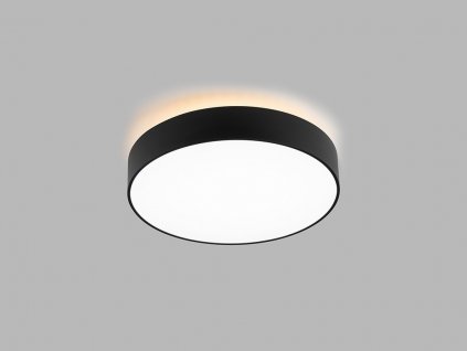 Přisazené stropní LED osvětlení RINGO, 34+6W, teplá bílá, kulaté, černé