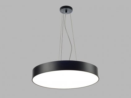 Závěsné LED osvětlení na lanku RINGO, 42W, teplá bílá, kulaté, černé