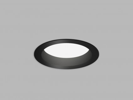 Venkovní zápustné LED osvětlení KAPA, 12W, 3000K/3500K/4000K, kulaté, černé, IP54