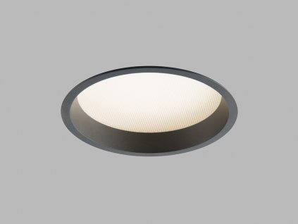 Zápustné koupelnové LED osvětlení ZETA, 25W, teplá bílá, kulaté, černé, IP44