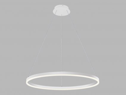 Závěsné LED osvětlení na lanku CIRCLE, 62W, teplá bílá, kruhové, bílé