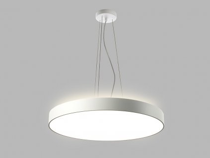 Závěsné LED osvětlení na lanku RINGO, 54+6W, teplá bílá, kulaté, bílé