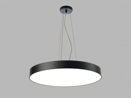 Závěsné LED osvětlení na lanku RINGO, 54W, teplá bílá, kulaté, černé