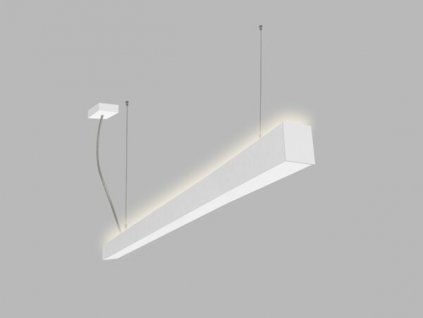 Závěsné LED osvětlení na lanku LINO, 30W, 3000K/3500K/4000K, hranaté, bílé