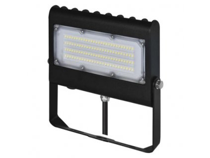 LED reflektor AGENO 50W, neutrální bílá, hranatý, černý, IP65