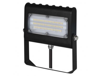 LED reflektor AGENO, 30W, neutrální bílá, hranatý, černý, IP65