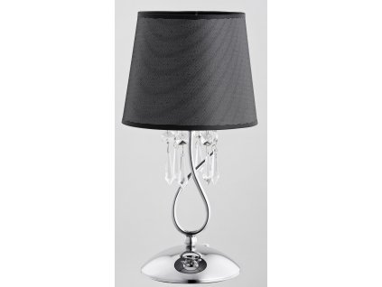 Moderní stolní lampička DEBBIE, 1xE14, 40W, černá