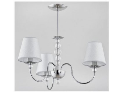 Závěsné tříramenné osvětlení v provence stylu ELLA, 3xE14, 40W, šedé