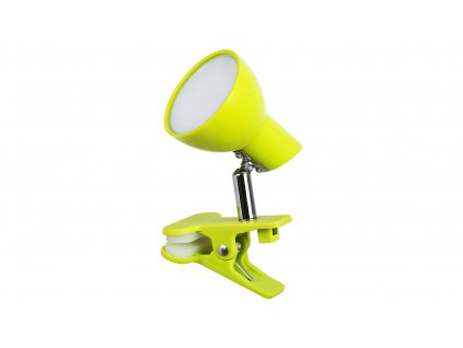 Stolní LED lampička s klipem NOAH, 5W, teplá bílá, zelená