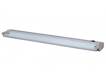 Podlinkové osvětlení s vypínačem EASY LED, 5,4W, teplá bílá, 60cm, stříbrné