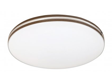 Stropní LED svítidlo OSCAR, 18W, denní bílá, 35cm, kulaté, hnědé pruhy