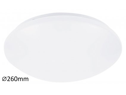 Stropní LED osvětlení LUCAS, 12W, denní bílá, 26cm, kulaté