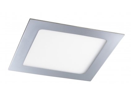 Zápustný LED panel LOIS, 12W, denní bílá, 17x17cm, čtvercový, chromovaný