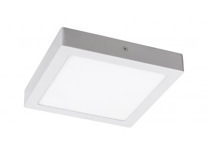 Přisazené LED stropní osvětlení, 18W, denní bílá, 22,5x22,5cm, hranaté, bílé