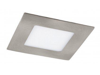 Přisazený LED panel LOIS, 3W, teplá bílá, 9x9cm, hranatý, chromovaný