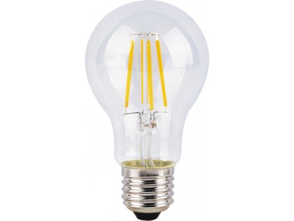 Filamentová LED žárovka, A60, E27, 10W, teplá bílá