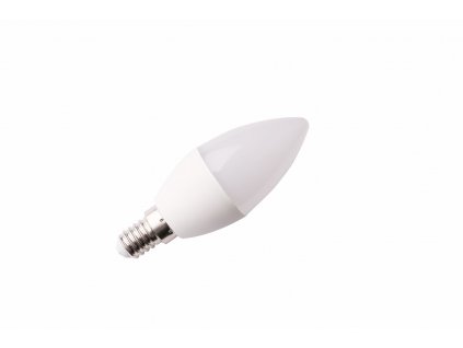 LED žárovka, E14, C37, 7W, studená bílá
