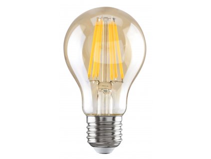 Filamentová LED žárovka, A60, E27, 10W, 850 lm, teplá bílá