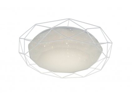Stropní LED osvětlení IGNAZIO, 24W, teplá bílá, 43cm, kulaté, bílé