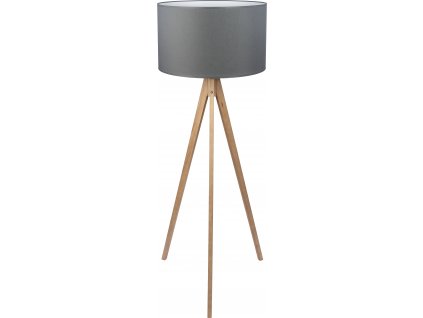 Stojací moderní lampa GASTONE, 1xE27, 60W, šedá