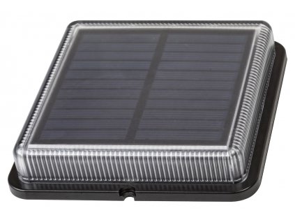 Venkovní LED solární svítidlo BILBAO, 1,5W, denní bílá, hranaté, černé