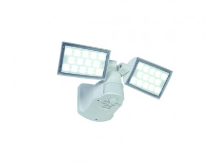 Venkovní LED nástěnné osvětlení s čidlem PERI, 32W, denní bílá, IP54, bílé