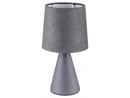 Stolní moderní lampa NALADI, 1xE14, 40W, šedá